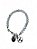 Kit Montagem Pulseira Branco Transparente Com Sagrado Coração de Jesus 8mm - Imagem 1