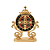 Adorno Metal São Bento Dupla Face Dourado Decoração 7cm - Imagem 3