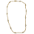 Colar Ponto Luz Dourado Folhado 5 Milessimos - Imagem 1