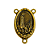 Entremeio Oval Nossa Senhora de Fatima Ouro Velho - Imagem 1