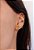Brinco ear hook com zirconias de cristais - Imagem 2
