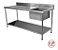 Pia Aço Inox 1 Cuba - 1,50x0,70x0,85 - (NOVO) - Imagem 3
