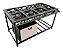 Fogão 8 Bocas Baixa Pressão C/ Forno Cristal Aço - (NOVO) - Imagem 1