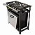 Fogão 2 Bocas Baixa Pressão C/ Forno Cristal Aço - (NOVO) - Imagem 1