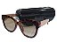 Óculos De Sol Feminino Marrom Degradê - Imagem 2