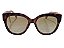 Óculos De Sol Feminino Marrom Degradê - Imagem 1