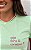 T-Shirt feminina seja forte e corajosa - verde lima neon - Imagem 2