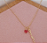 Colar Amor Folheado - Imagem 2