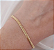 Pulseira Malha 3mm Folheada - Imagem 4