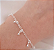 Pulseira Gotas Folheada - Imagem 1