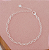 Pulseira Corrente 3,5mm Folheada - Imagem 1