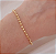 Pulseira Bolinha 2,7mm Folheado - Imagem 2