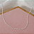 Choker Corrente Gota e Bolinha 2mm - Imagem 1