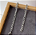 Colar Masculino Aço 2x1 4mm - 60cm - Imagem 3
