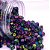 Miçanga Infantil Letra Neon 6mm Aprx 600 Pçs 100g Pulseira - Imagem 2