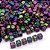 Miçanga Infantil Letra Neon 6mm Aprx 600 Pçs 100g Pulseira - Imagem 1