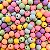 Miçangas Bola Emborrachada Colorida Candy 8mm - 330 Peças - Imagem 5