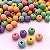 Miçangas Bola Emborrachada Colorida Candy 8mm - 330 Peças - Imagem 1