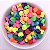 50 Pçs Miçanga Infantil 10mm Coração Artesanato Pulseira - Imagem 3