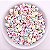 Miçanga Letra Colorida Irizada 7mm 100g Pulseira - 740 Peças - Imagem 4