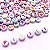 Miçanga Infantil Letra Colorida 7mm 100g - 740 Peças - Imagem 1