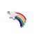 Pingentes Divertidos de Arco Iris Para Brinco e Colar - 10 Peças - Imagem 1