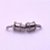 Fecho Rosca Prata 1,5cm Pulseira Colar - 50 Peças - Imagem 3