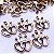 Kit 20 Peças Pingente Coração Para Colar Pulseira Fundição Biju - Imagem 2