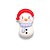 Kit 10 Apliques Boneco de Neve Natal Para Laço e Tiara - Imagem 1