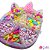 Kit Miçanga Infantil Colorida Para Pulseira e Colar 750 Pçs - Imagem 3