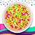 Miçanga de Vidro 550 Peças Colorida Neon 4mm 50g Conta Vidro - Imagem 1