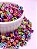 Aprx 600 Pçs Miçanga Infantil Letra 6mm 100g Pulseira Kit - Imagem 3