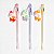 Kit 6 Caneta gel Fofa ponta fina criativa cavalinho Kawaii - Imagem 4