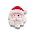 Apliques Decoração de Natal  Papai Noel 10pçs Laço Resina - Imagem 4