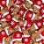 Apliques Decoração de Natal Ursinho 10pçs Laço Resina - Imagem 3