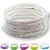 Tubo de Strass Meia Cana 6mm 1 Metro Para Tiara Laço Chinelo - Imagem 11