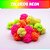 50 Peças Pompom de Malha Neon 25mm Cores Neon Carnaval Tule - Imagem 5