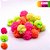 50 Peças Pompom de Malha Neon 25mm Cores Neon Carnaval Tule - Imagem 1