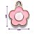 Pingente infantil Florzinha Resina Para Brinco Colar 10 Pçs - Imagem 5