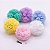50 Peças Pompom De Malha Colorido Tule Poliéster 25mm - Imagem 3