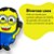 Aplique Emborrachado Minions 6 Peças - Imagem 4