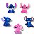 Aplique Emborrachado Stitch 5 Peças - Imagem 1