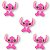 Aplique Emborrachado Stitch 5 Peças - Imagem 9