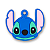 Pingente Emborrachado Stitch de 5 a 20 Unidades - Imagem 1