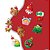 Pingente de Natal Resina 10un Pingentes Natalinos Artesanato - Imagem 3