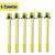 Caneta em Gel Minions Papelaria Fofa Kit com 6 - Imagem 4