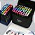 Caneta Marcadora Colorida Ponta Dupla Kit com 24/36/48/60/80/120. - Imagem 1