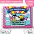 Livro de Colorir Hello Kitty Capa Dura Holográfica Folha 180g Estilo Bobbie Goods Caderno do Desenho - Imagem 1