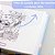 Livro de Colorir Stitch 50 Desenhos Capa Dura Holográfica Folha Grossa - Imagem 5
