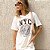 T-SHIRT ESTONADA NYC TIGER VINTAGE ESTAMPA MARROM OFF WHITE - Imagem 3